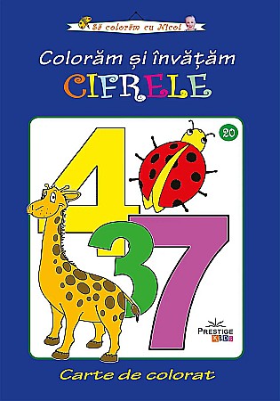 Cărți - Colorăm și învățăm cifrele