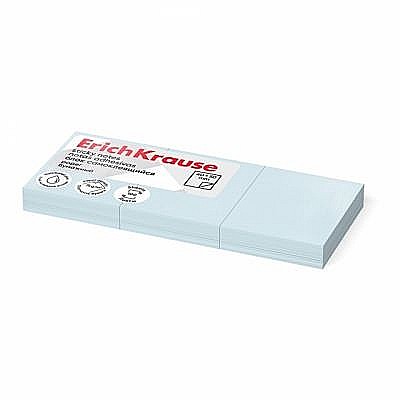 Papetărie și articole din hârtie - Stick notes hartie 50*40mm 300 coli albastru erich 61704