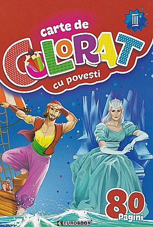 Cărți - Carte de colorat cu povești Vol. 3