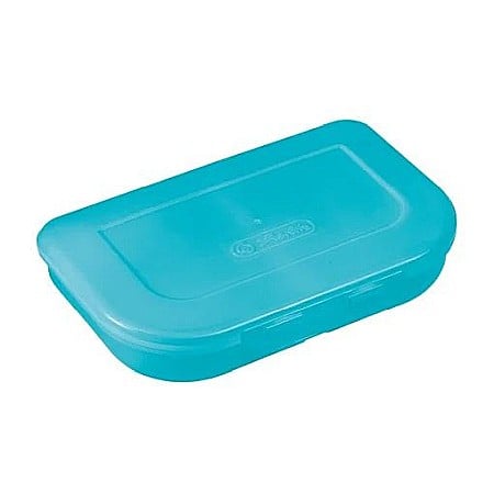 Cutii sandwich și caserole - Cutie plastic sandwich 2 compartimente turcoaz Herlitz