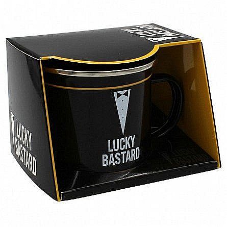 Căni și pahare - Cana metalica 360ml lucky bastard nklbnie001