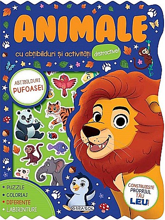 Cărți - Animale. Abtibilduri pufoase