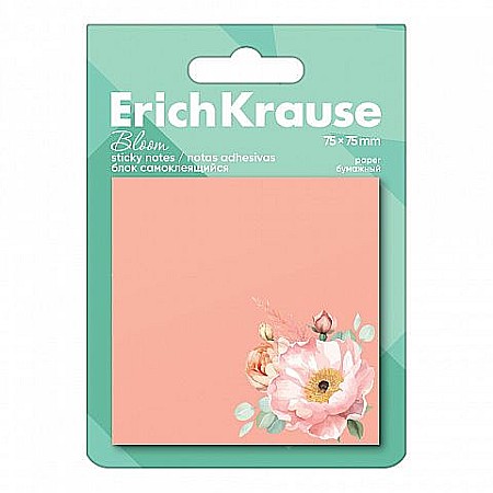 Papetărie și articole din hârtie - Stick notes hartie 75*75mm 50coli pastel bloom erich 61661