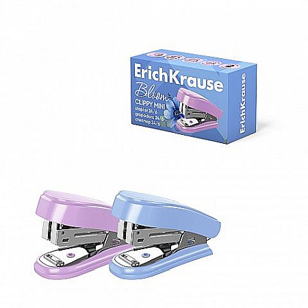 Birotică și accesorii birou - Mini capsator 24/6 26/6 pastel bloom 15pg erich 61742