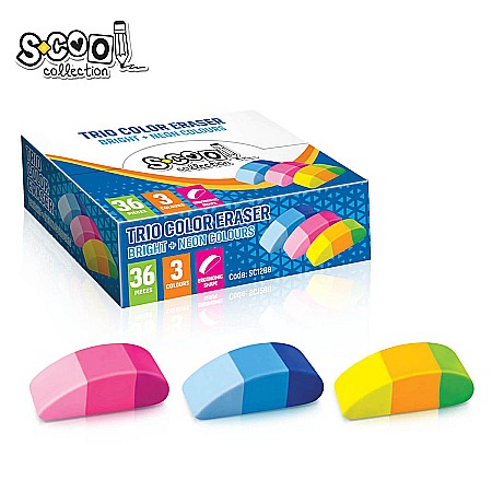 Birotică și accesorii birou - Radiera 3 culori sc1288