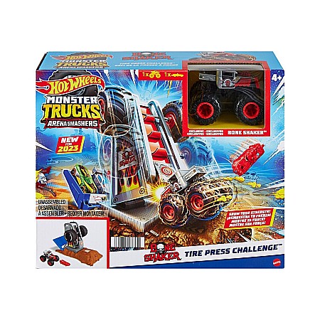 Jucării și jocuri - Hot wheels monster truck entry challenge arena mthnb87_hnb88