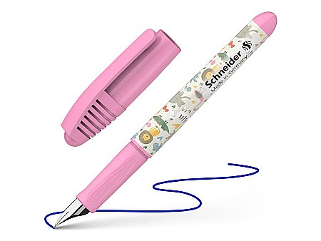 Birotică și accesorii birou - Stilou Schneider Zippi Roz Safari penita M