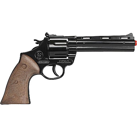 Unelte și arme de jucarie - Revolver politie culoare negru 12 capse gh3123/6
