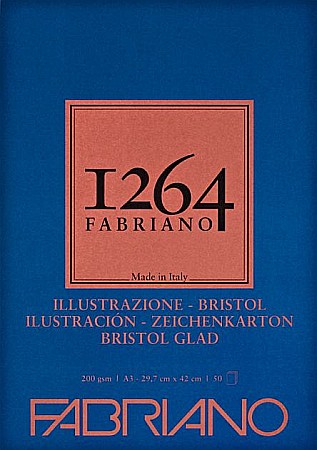 Blocuri și caiete desen artistic - Bloc 12164 bristol 200g a3 50f gl 19100655
