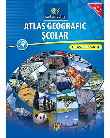 Cărți - Atlas geografic şcolar pentru clasele V-VIII