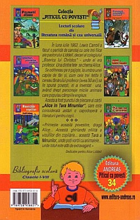 Povești și ficțiune pentru copii - Alice in Tara Minunilor - Lewis Carroll