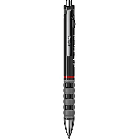Rechizite școlare - Multipen tikky 3 in 1 negru(pix negru/rosu/cm 0.5mm) 1904360