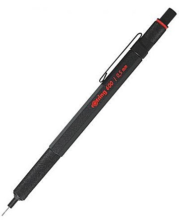 Creioane mecanice - Creion mecanic 0.5 metalic negru seria 600 1904443