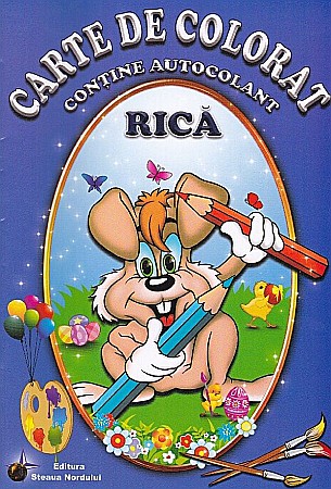 Cărți - Carte de colorat – Rica