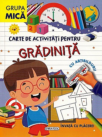 Culegeri și materiale auxiliare - Carte de activitati pentru gradinita, cu abtibilduri. Grupa mica