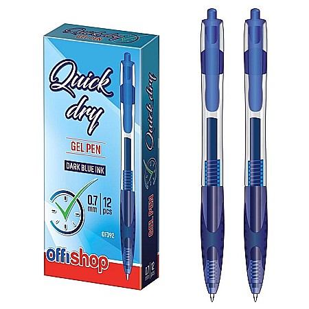 Pixuri - Pix gel cu mecanism 0.7 mm albastru Offishop