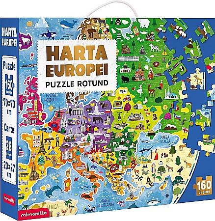 Jucării și jocuri - Puzzle 160 piese - Harta Europei