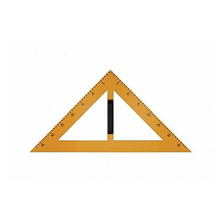 Rechizite școlare - Echer plastic 45 grade Colorarte