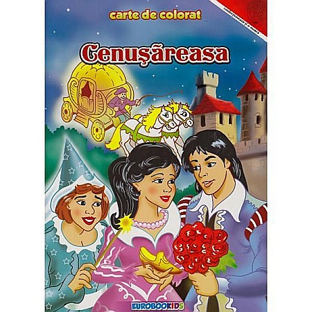 Cărți - Cenușăreasa carte colorat