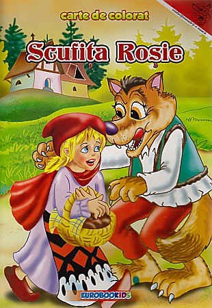 Cărți - Scufița roșie carte colorat