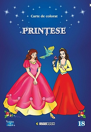 Cărți - Prințese – Carte de colorat