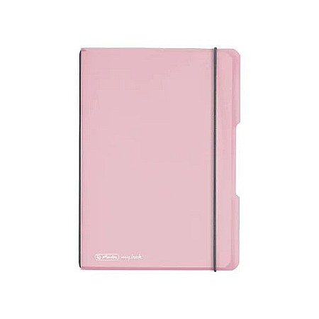 Rechizite școlare - Caiet My.Book flex A6 40 file dictando coperta pp roz Herlitz