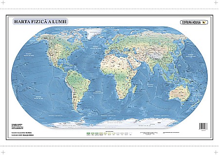 Ghiduri și hărți - Harta Lumii 50x70