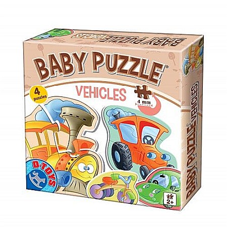Jucării și jocuri - Baby puzzle vehicles dto71279