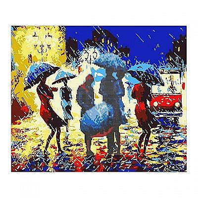 Pânze pictură - Panza de pictura pe numere si kit pietre 89691 centrum