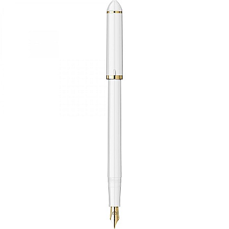 Birotică și accesorii birou - Stilou caligrafic fude de mannen pearl white gt 12-0132-010