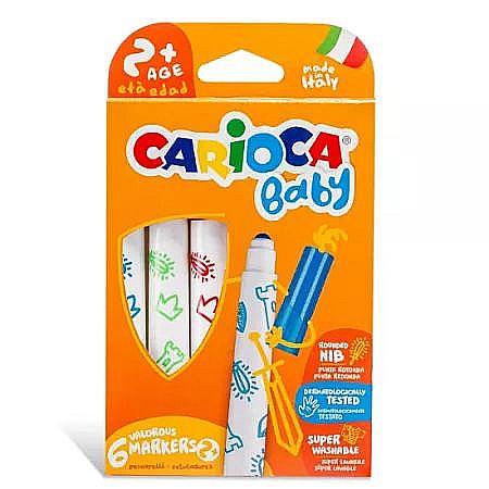 Rechizite școlare - Carioca baby marker 2+ 6/set