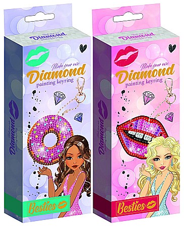 Artă și creativitate - Kit breloc cu diamante besties