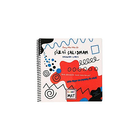 Cărți - Planșa funny mat-mini set – linii desen 