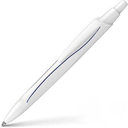Rechizite școlare - Ballpoint pen reco white refill eco 725 m blue