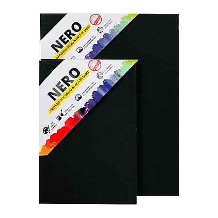 Artă și creativitate - Panza pe sasiu bumbac negru 30x30 lucas art 6023030