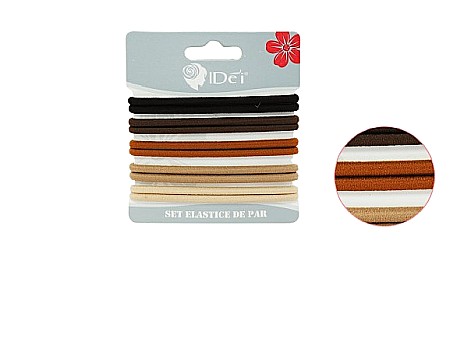 Accesorii pentru păr - Set elastice de par 10buc 081565