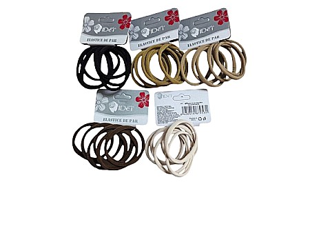 Accesorii pentru păr - Set elastice de par 5.5cm 6buc