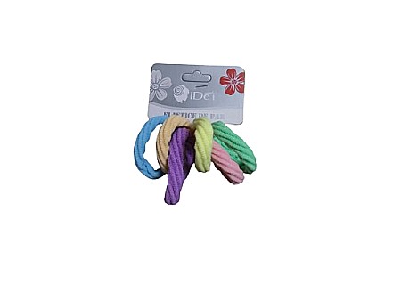 Accesorii pentru păr - Set elastice de par 4.5cm 6buc