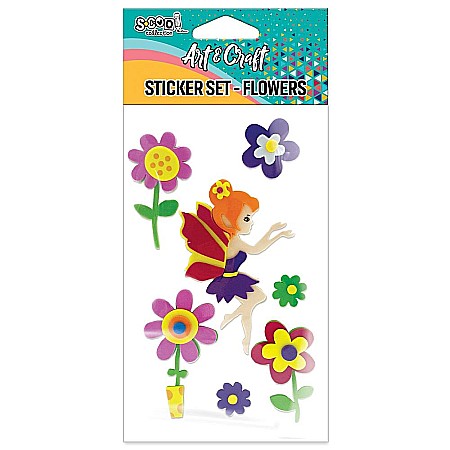 Artă și creativitate - Accesorii craft stickere 3d flori s-cool sc2801