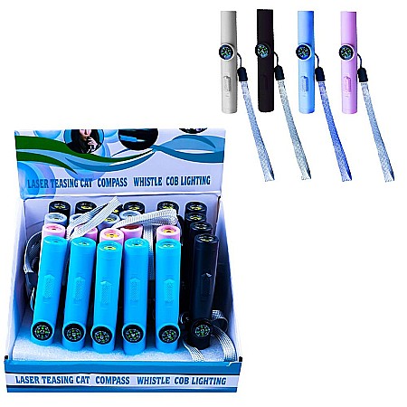 Instrumente muzicale de jucărie - Fluier 4 in 1 din plastic cu lumina 092