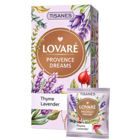 Ceaiuri premium Basilur - Ceai de plante, fructe si petale de flori Provence Dreams 24 plicuri x 1.5 g Lovare
