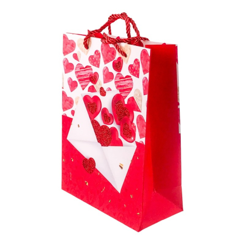 Punga cadou 31x40 cm Inimi [2]