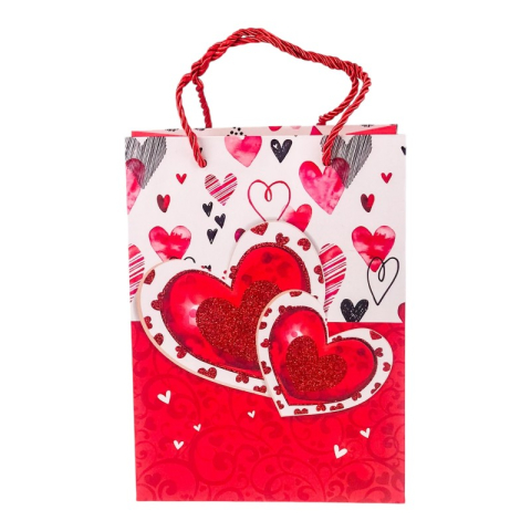 Punga cadou 26x32 cm Inimi [5]