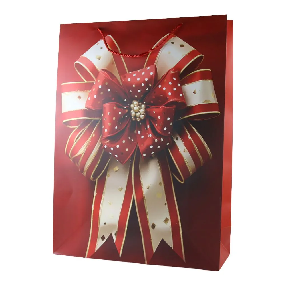 Punga cadou de Craciun 40 x 15 x 55 cm cu fundita [1]