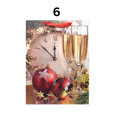 Punga cadou Sarbatori de iarna din carton 40x30 cm modele diferite [6]