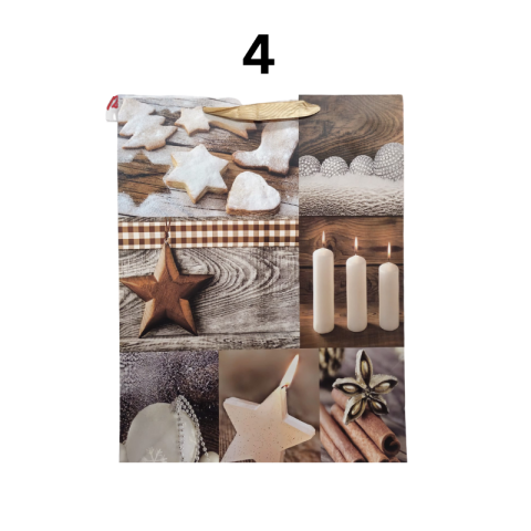 Punga cadou Sarbatori de iarna din carton 40x30 cm modele diferite [4]