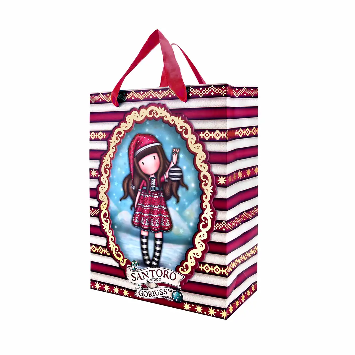 Punga cadou M Santoro Gorjuss Tis The Season 18 x 24 cm [1]