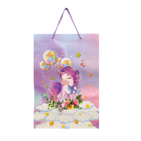 Punga cadou 41.5x30x12 cm unicorn curcubeu modele diferite [2]