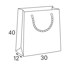 Punga cadou funda aurie 40 x 30 x 12 cm culori diferite [6]