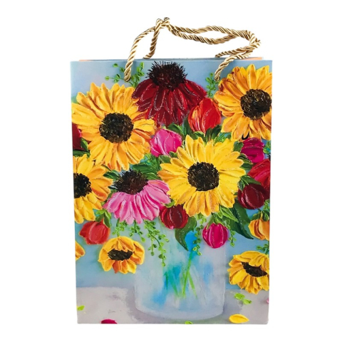 Noutăți Librăria Compas - Punga cadou 32x41 cm Flori